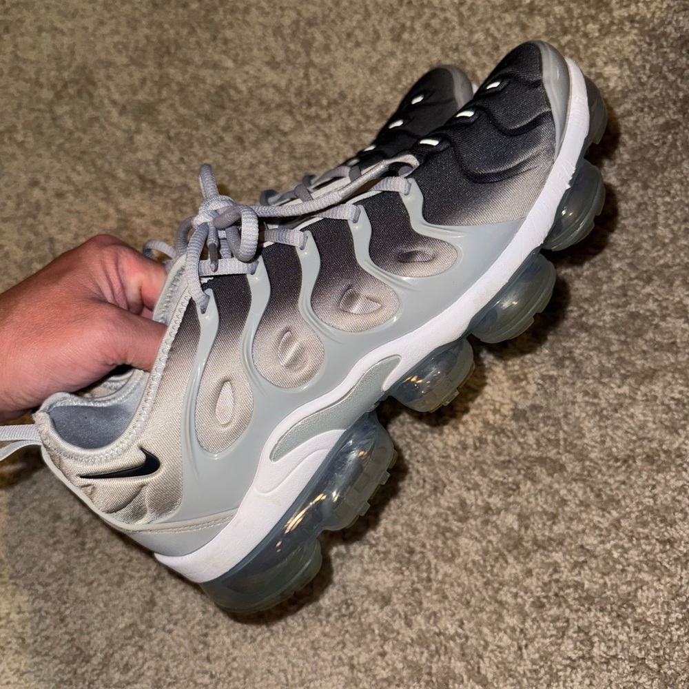 Nike Air VaporMax Plus Black and Gray Sneakers